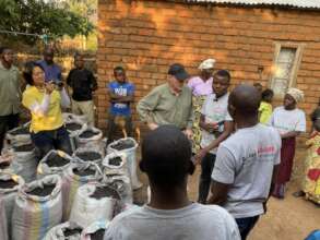 Aom and Michael review biochar made by farmers