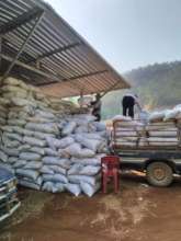 Mae Chaem Biochar packed for village distribution