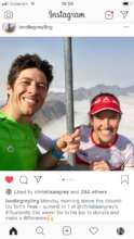 Christiaan and Landie summit the first of 7 peaks!