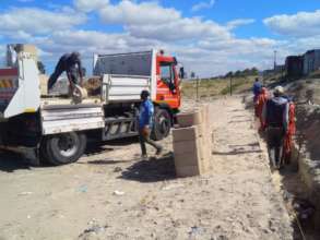 Building the retaining wall