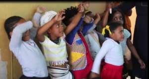 Dancing together at Lonwabo