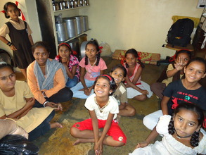 Children in a slum