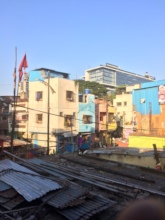 View from the slums