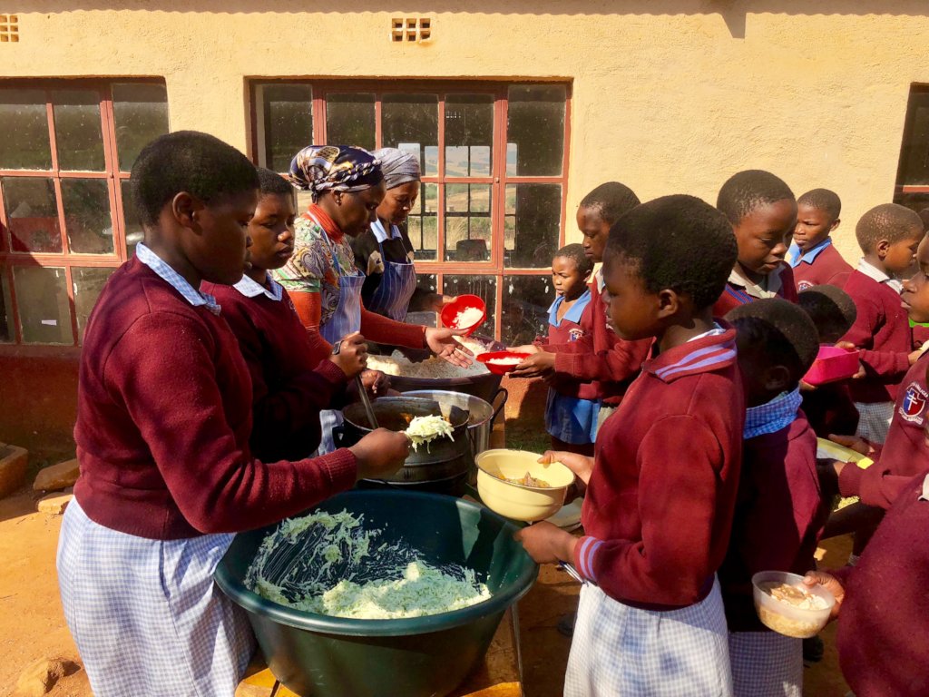 New School Kitchen and Meals for 100 Eswatini Kids