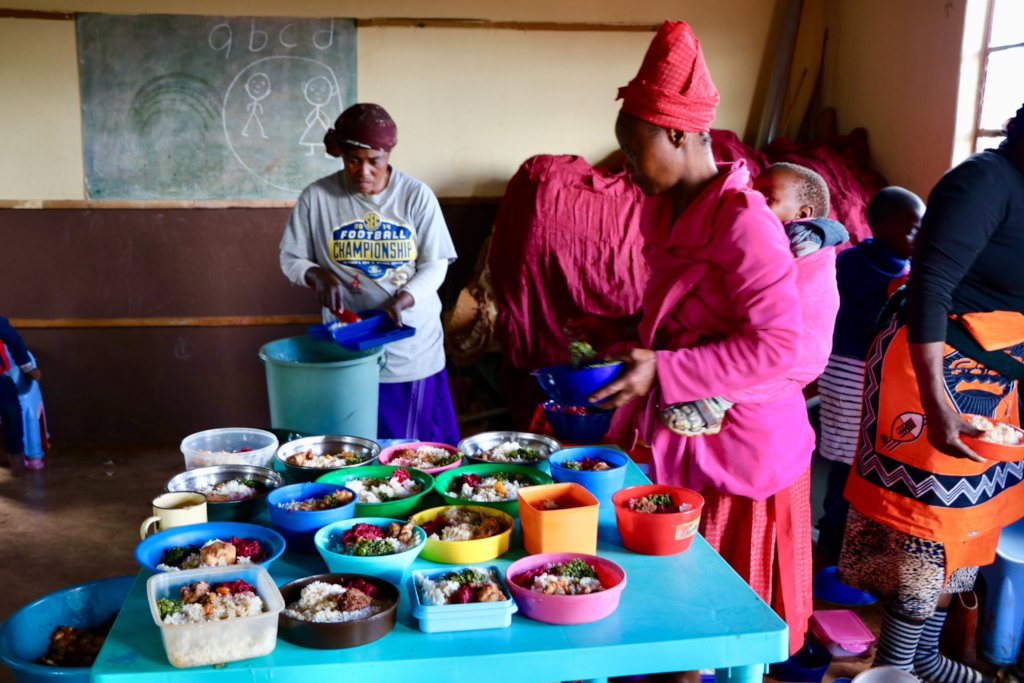 New School Kitchen and Meals for 100 Eswatini Kids