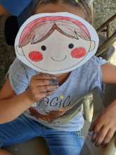 One workshop participant having fun