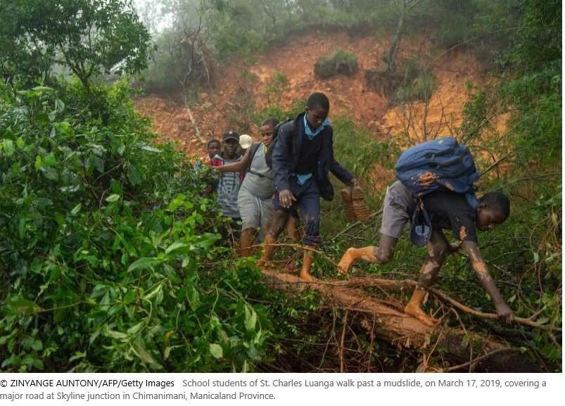 Cyclone Idai damage in Zimbabwe
