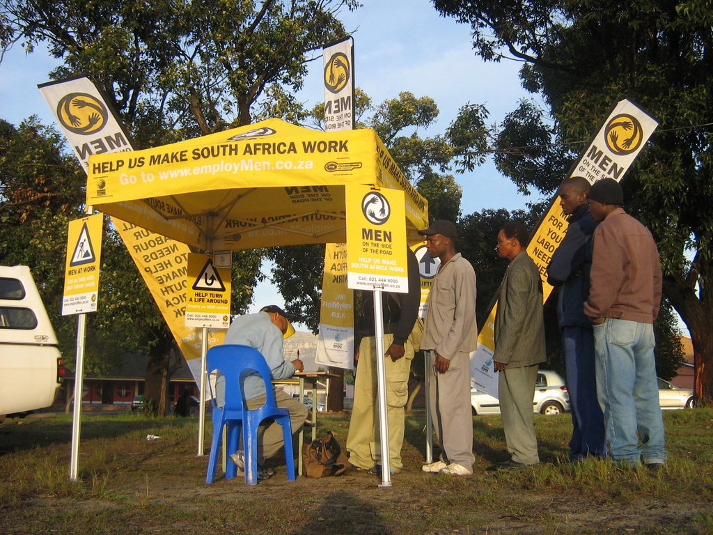 Field office for unemployed people in South Africa