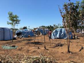 Assessment team surveying the IDP communities.