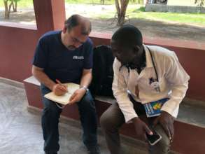 Teams gathering information to build back better.