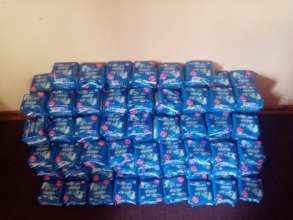 Some of the pads delivered to ASAP Offices
