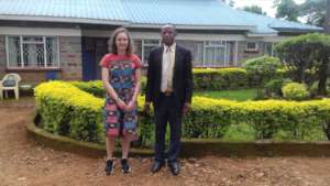 Mr Pitus Otiso and Kate
