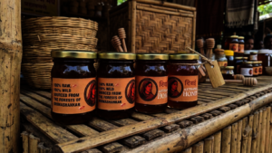 Wild Honey, sold at similar bamboo stalls