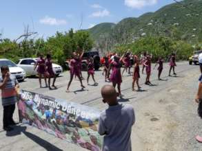 Dynamic Dancers in Coral Bay Labor Day Parade 2019