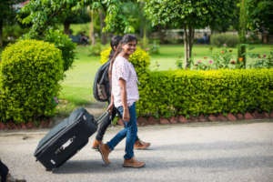 Jessica rolling into town in Dehradun