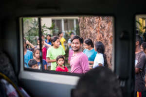 Leaving the farm was very emotional for Kamal.