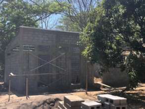 Kitchen construction almost complete