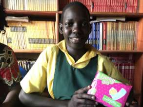 Rebeca at School Receiving pads