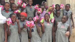 Schools sanitary pads distribution