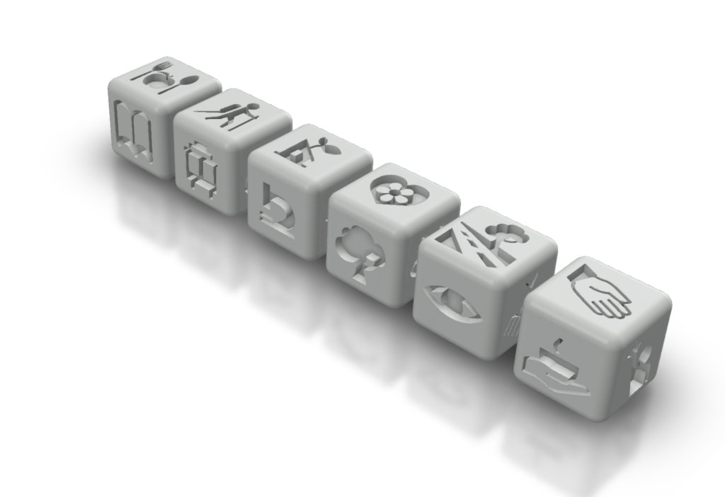EcoStory Dice are being 3-D printed & tested