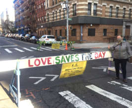 On Avenue B with the #OpenStreets team, too!