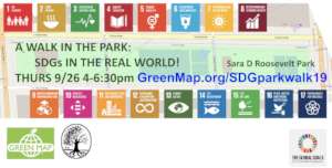 Sept 26, experience the UN SDGs in a great park!