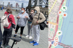 Contributors and Map in East River Park