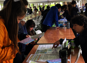 NYC DOE Climate Fair with Green Map's 2025 intern