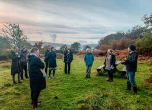 Dunoon Green Map workshop at Glenan Wood, Scotland