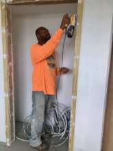 St. John's Cutting Edge Construction working hard.