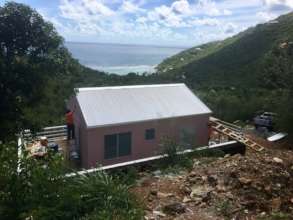 A home from our Oct. update nears completion.