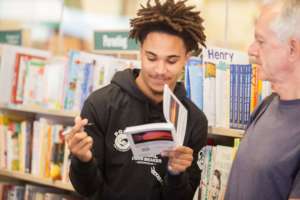 Book signing, post performance