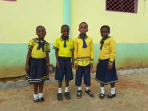 Cameroon students at school
