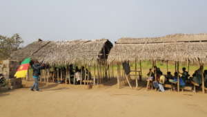 This is the "School" the refugee children attend