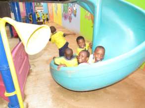 Students enjoying playing together at school