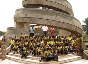 kids at the Monument