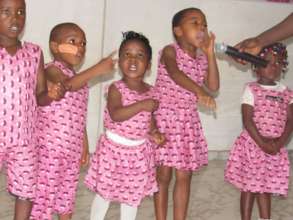 Performing at the holiday celebration