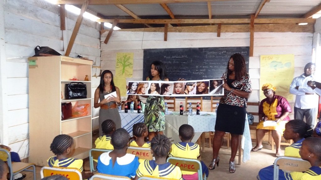 Visit by Peace Corps - training on self esteem