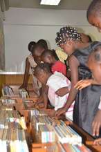 Browsing books at the Centre