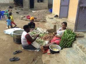Women preparing food