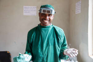 Melaku an Orbis-trained eye surgeon