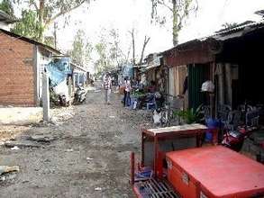 Shopping street in Anlung Kgang