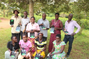 Beneficiaries receiving farm inputs