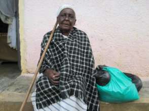 Beneficiaries after receiving food rations