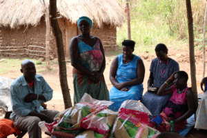 Women sharing best practices on farming