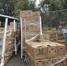 Food boxes to be deliver to the community