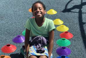 Fun in the sun on our playground!