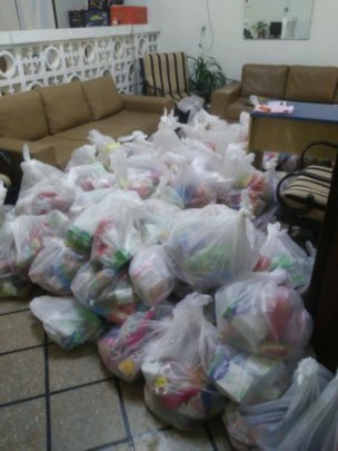 Food donated by Buenos Aires city