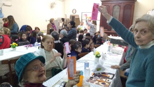 Our ladies in the memory workshop