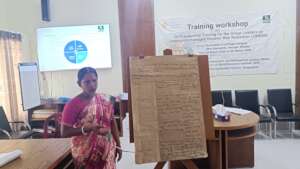 Community Leader presented DRR Initiatives